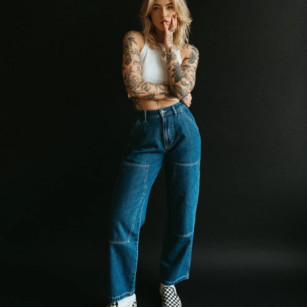 304 Albion Carpenter Pant washed denim